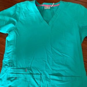 Med Couture Medium Teal Scrub Set